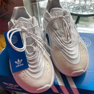 addidas /white /womens athletic sneakers